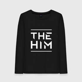 Женский лонгслив хлопок с принтом The HIM в Тюмени, 100% хлопок |  | him | белый | вилле вало | готик | готика | группа | лав | метал | микко линдстрём | микко паананен | музыка | надпись | песни | рок | финская | хим | юкка крёгер | янне пууртинен