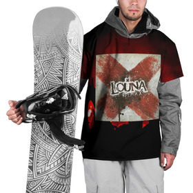 Накидка на куртку 3D с принтом LOUNA в Тюмени, 100% полиэстер |  | Тематика изображения на принте: louna | луна | рок