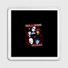 Магнит 55*55 с принтом Группа Hollywood Undead в Тюмени, Пластик | Размер: 65*65 мм; Размер печати: 55*55 мм | Тематика изображения на принте: charlie scene | danny | funny man | hollywood | j dog | johnny 3 tears | undead | альтернативный | андед | голивуд | голливудская | группа | кранккор | метал | нежить | ню | реп | рок | рэп | рэпкор