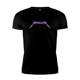 Мужская футболка премиум с принтом Metallica в Тюмени, 92% хлопок, 8% лайкра | приталенный силуэт, круглый вырез ворота, длина до линии бедра, короткий рукав | hard rock | heavy metall | rock | байкер | джеймс хэтфилд | кирк хэммет | ларс ульрих | роберт трухильо