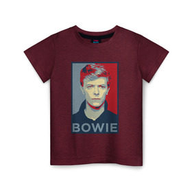 Детская футболка хлопок с принтом David Bowie в Тюмени, 100% хлопок | круглый вырез горловины, полуприлегающий силуэт, длина до линии бедер | bowie | david | альтернативный | арт | боуи | глэм | джаз | дэвид | музыка | музыкант | певец | поп | попрок | психоделический | рок | соул | хард | хардрок | экспериментальный | электронная | эмбиент