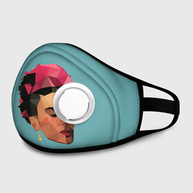 Маска из неопрена Фрида: в Тюмени, неопрен 100% | Форма огибающая нос. Резинки для ушей с дополнительной резинкой на затылке. Клапан для выдоха для активного дыхания при занятиях спортом. Эластичный материал маски и окантовки для лучшего растяжения и прилегания маски.&nbsp; | автопортрет | испания | кало | мексика | портрет | художница
