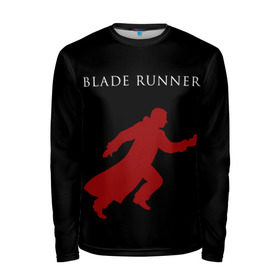 Мужской лонгслив 3D с принтом Blade Runner в Тюмени, 100% полиэстер | длинные рукава, круглый вырез горловины, полуприлегающий силуэт | Тематика изображения на принте: 2049 | blade runner | bladerunner