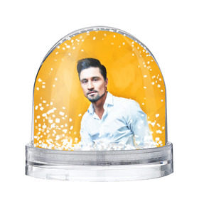 Снежный шар с принтом Билан в Тюмени, Пластик | Изображение внутри шара печатается на глянцевой фотобумаге с двух сторон | дима билан | певец | поп музыка