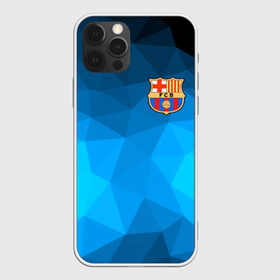 Чехол для iPhone 12 Pro Max с принтом FC Barcelona polygon 2018 в Тюмени, Силикон |  | fc barcelona | мяч | спорт | футбол | чеппионат 