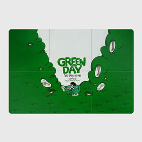 Магнитный плакат 3Х2 с принтом Монстр Green Day в Тюмени, Полимерный материал с магнитным слоем | 6 деталей размером 9*9 см | Тематика изображения на принте: american idiot | green day | альтернативный | билли джо армстронг | грин дей | группа | зелёный день | майк дёрнт | музыка | надпись | панк | поп | поппанк | рок | тре кул