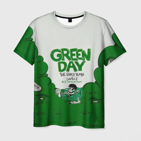 Мужская футболка 3D с принтом Монстр Green Day в Тюмени, 100% полиэфир | прямой крой, круглый вырез горловины, длина до линии бедер | american idiot | green day | альтернативный | билли джо армстронг | грин дей | группа | зелёный день | майк дёрнт | музыка | надпись | панк | поп | поппанк | рок | тре кул
