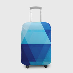 Чехол для чемодана 3D с принтом Абстрактная геометрия в Тюмени, 86% полиэфир, 14% спандекс | двустороннее нанесение принта, прорези для ручек и колес | pattern | абстракция | арт | геометрия | треугольник | узор | фигуры