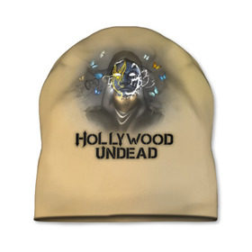 Шапка 3D с принтом Hollywood Undead в Тюмени, 100% полиэстер | универсальный размер, печать по всей поверхности изделия | charlie scene | danny | funny man | hollywood | j dog | johnny 3 tears | undead | альтернативный | андед | голивуд | голливудская | группа | кранккор | метал | нежить | ню | реп | рок | рэп | рэпкор