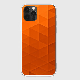 Чехол для iPhone 12 Pro Max с принтом Orange abstraction в Тюмени, Силикон |  | abstraction | geometry | polygon | абстракция | геометрия | грань | краски | кубик | кубики | линии | мозаика | полигоны | ребро | текстура | узор
