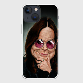 Чехол для iPhone 13 mini с принтом Оззи Осборн в Тюмени,  |  | black sabbath | ozzy osbourne | оззи осборн