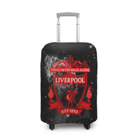 Чехол для чемодана 3D с принтом FC LIVERPOOL в Тюмени, 86% полиэфир, 14% спандекс | двустороннее нанесение принта, прорези для ручек и колес | fc liverpool | футбол | футбольный клуб