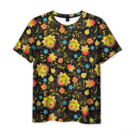 Мужская футболка 3D с принтом Модник(ца) унисекс в Тюмени, 100% полиэфир | прямой крой, круглый вырез горловины, длина до линии бедер | лепестки | мода | модник | модные | паттерн | узоры | цветные | цветы | яркие