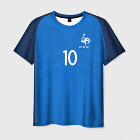 Мужская футболка 3D с принтом Benzema 17-18 в Тюмени, 100% полиэфир | прямой крой, круглый вырез горловины, длина до линии бедер | benzema | confederation | cup | euro | france | karim | world | бензема | европы | карим | конфедераций | кубок | мира | франция | чемпионат