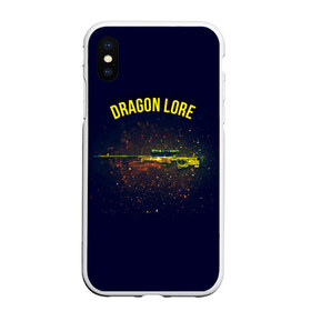 Чехол для iPhone XS Max матовый с принтом Dragon Lore в Тюмени, Силикон | Область печати: задняя сторона чехла, без боковых панелей | cs | cs go | csgo | go | го | контр страйк | контра | кс | кс го | ксго | спецназ | террористы