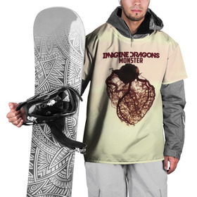 Накидка на куртку 3D с принтом Monster, Imagine Dragons в Тюмени, 100% полиэстер |  | 