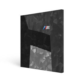 Холст квадратный с принтом BMW 2018 Black Design в Тюмени, 100% ПВХ |  | bmw | автомобиль | автомобильные | бмв | машины