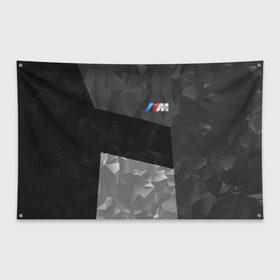 Флаг-баннер с принтом BMW 2018 Black Design в Тюмени, 100% полиэстер | размер 67 х 109 см, плотность ткани — 95 г/м2; по краям флага есть четыре люверса для крепления | bmw | автомобиль | автомобильные | бмв | машины