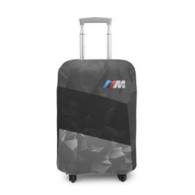 Чехол для чемодана 3D с принтом BMW 2018 Black Design в Тюмени, 86% полиэфир, 14% спандекс | двустороннее нанесение принта, прорези для ручек и колес | bmw | автомобиль | автомобильные | бмв | машины