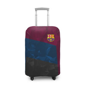 Чехол для чемодана 3D с принтом FC Barcelona 2018 Abstract в Тюмени, 86% полиэфир, 14% спандекс | двустороннее нанесение принта, прорези для ручек и колес | Тематика изображения на принте: fc | fc barcelona | fcb | fly emirates | ronaldo | абстракция | барселона | геометрия | зож | клуб | линии | месси | модные | мяч | реал мадрид | спорт | спортивные | тренды | футбол | футбольный клуб | эмблема