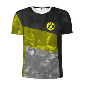 Мужская футболка 3D спортивная с принтом Borussia Dortmund 2018 в Тюмени, 100% полиэстер с улучшенными характеристиками | приталенный силуэт, круглая горловина, широкие плечи, сужается к линии бедра | боруссия | дортмунд
