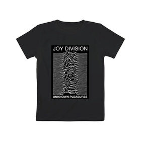 Детская футболка хлопок с принтом Joy Division в Тюмени, 100% хлопок | круглый вырез горловины, полуприлегающий силуэт, длина до линии бедер | postpunk | unknown pleasures | бернард самнер | британская рок группа | джой дивижн | иэн кёртис | неизвестные удовольствия | питер хук | постпанк | стивен моррис