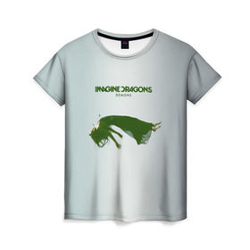 Женская футболка 3D с принтом Imagine Dragons Demons в Тюмени, 100% полиэфир ( синтетическое хлопкоподобное полотно) | прямой крой, круглый вырез горловины, длина до линии бедер | альтернативный | американская | группа | драгонс | имеджин | инди | индирок | поп | рок | электроник