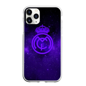 Чехол для iPhone 11 Pro Max матовый с принтом FC Real Madrid(SPACE STYLE) в Тюмени, Силикон |  | Тематика изображения на принте: real madrid | футбол | футбольный клуб | чемпионат