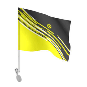 Флаг для автомобиля с принтом FC Borussia 2018 Sport в Тюмени, 100% полиэстер | Размер: 30*21 см | боруссия | дортмунд