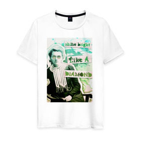 Мужская футболка хлопок с принтом Мария Кюри (Химия – Просто) в Тюмени, 100% хлопок | прямой крой, круглый вырез горловины, длина до линии бедер, слегка спущенное плечо. | блоггер | мария кюри | наука | химия | химия   просто