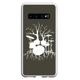 Чехол для Samsung Galaxy S10 с принтом Drums в Тюмени, Силикон | Область печати: задняя сторона чехла, без боковых панелей | барабанщик | барабаны | драммер | ударные