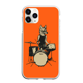 Чехол для iPhone 11 Pro Max матовый с принтом Drums в Тюмени, Силикон |  | барабанщик | барабаны | драммер | ударные