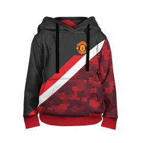 Детская толстовка 3D с принтом Manchester United Sport Camo в Тюмени, 100% полиэстер | двухслойный капюшон со шнурком для регулировки, мягкие манжеты на рукавах и по низу толстовки, спереди карман-кенгуру с мягким внутренним слоем | emirates | fc | manchester united | абстракция | геометрия | зож | клуб | линии | манчестер юнайтед | модные | мяч | россии | спорт | спортивные | стиль | тренды | футбол | футбольный клуб | экстрим | эмблема