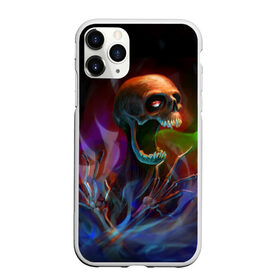 Чехол для iPhone 11 Pro матовый с принтом Skull в Тюмени, Силикон |  | Тематика изображения на принте: halloween | pumpkin | witch | ведьма | демон | кот | тыква | хэллоуин | череп