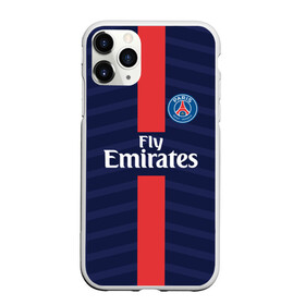 Чехол для iPhone 11 Pro Max матовый с принтом PSG 2018 Original #7 в Тюмени, Силикон |  | fc | fly emirates | paris | psg | лого | париж | псж | спорт | спортивные | фк | футбольный клуб