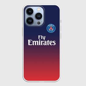 Чехол для iPhone 13 Pro с принтом PSG SPORT ORIGINAL GRADIENT   ПСЖ в Тюмени,  |  | Тематика изображения на принте: fc | fly emirates | paris | psg | лого | париж | псж | спорт | спортивные | фк | футбольный клуб