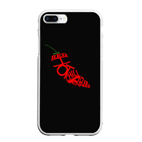 Чехол для iPhone 7Plus/8 Plus матовый с принтом Red Hot Chili Peppers в Тюмени, Силикон | Область печати: задняя сторона чехла, без боковых панелей | Тематика изображения на принте: музыка | овощ | острый | пеперс | перчик | ред | рок | хот | чили