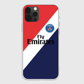 Чехол для iPhone 12 Pro Max с принтом PSG | ПСГ в Тюмени, Силикон |  | fc | fly emirates | paris | psg | лого | париж | псж | спорт | спортивные | фк | футбольный клуб