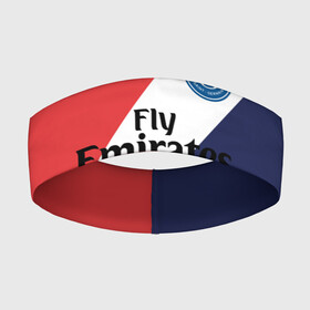 Повязка на голову 3D с принтом PSG | ПСГ в Тюмени,  |  | fc | fly emirates | paris | psg | лого | париж | псж | спорт | спортивные | фк | футбольный клуб