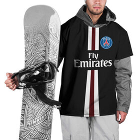 Накидка на куртку 3D с принтом PSG 2018 Original #15 в Тюмени, 100% полиэстер |  | fc | fly emirates | paris | psg | лого | париж | псж | спорт | спортивные | фк | футбольный клуб