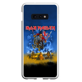 Чехол для Samsung S10E с принтом Iron Maiden в Тюмени, Силикон | Область печати: задняя сторона чехла, без боковых панелей | iron maiden | адриан смит | айрон мейден | гроза | группа | дэйв мюррей | железная дева | ирон майден | метал | мрачный | музыка | песни | рок | стив харрис | тяжелый | флаг | хеви | хевиметал