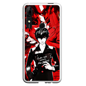 Чехол для Honor P Smart Z с принтом persona 5 в Тюмени, Силикон | Область печати: задняя сторона чехла, без боковых панелей | Тематика изображения на принте: акира курусу | анн такамаки | мона | морган | моргана | пантера | саэ ниидзима | трикстер | узник