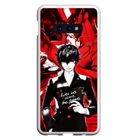 Чехол для Samsung S10E с принтом persona 5 в Тюмени, Силикон | Область печати: задняя сторона чехла, без боковых панелей | акира курусу | анн такамаки | мона | морган | моргана | пантера | саэ ниидзима | трикстер | узник