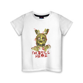 Детская футболка хлопок с принтом Five Nights At Freddy`s в Тюмени, 100% хлопок | круглый вырез горловины, полуприлегающий силуэт, длина до линии бедер | five nights at freddys