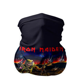 Бандана-труба 3D с принтом Боец Iron Maiden в Тюмени, 100% полиэстер, ткань с особыми свойствами — Activecool | плотность 150‒180 г/м2; хорошо тянется, но сохраняет форму | iron maiden | адриан смит | айрон мейден | война | группа | дэйв мюррей | железная дева | ирон майден | метал | мрачный | музыка | песни | рок | солдат | стив харрис | тяжелый | хеви | хевиметал