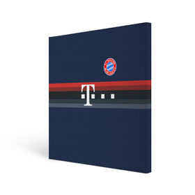 Холст квадратный с принтом FC Bayern 2018 Original #5 в Тюмени, 100% ПВХ |  | bayern | fly fc | бавария | спорт | футбольный клуб