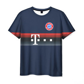 Мужская футболка 3D с принтом FC Bayern 2018 Original #5 в Тюмени, 100% полиэфир | прямой крой, круглый вырез горловины, длина до линии бедер | bayern | fly fc | бавария | спорт | футбольный клуб