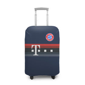 Чехол для чемодана 3D с принтом FC Bayern 2018 Original #5 в Тюмени, 86% полиэфир, 14% спандекс | двустороннее нанесение принта, прорези для ручек и колес | bayern | fly fc | бавария | спорт | футбольный клуб