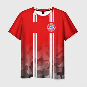 Мужская футболка 3D с принтом FC Bayern 2018 Original #7 в Тюмени, 100% полиэфир | прямой крой, круглый вырез горловины, длина до линии бедер | bayern | fly fc | бавария | спорт | футбольный клуб