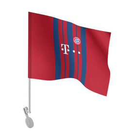 Флаг для автомобиля с принтом FC Bayern 2018 Original #8 в Тюмени, 100% полиэстер | Размер: 30*21 см | bayern | fly fc | бавария | спорт | футбольный клуб